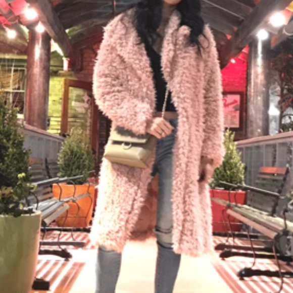 “THE EDIE” Bohemian Shaggy Coat - Picture 5 of 14